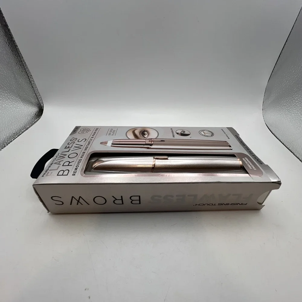 Finishing Touch Flawless Brows - Eyebrow Hair Remover Blush/Rose Gold NEW Sealed